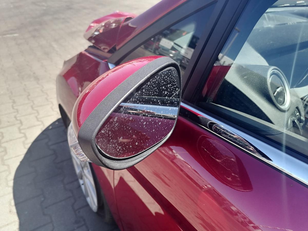 Ford Fiesta JA8 original Au&szlig;enspiegel links Candy Rot elektrisch anlkappbar Umfeldbeleuchtung Bj.2017